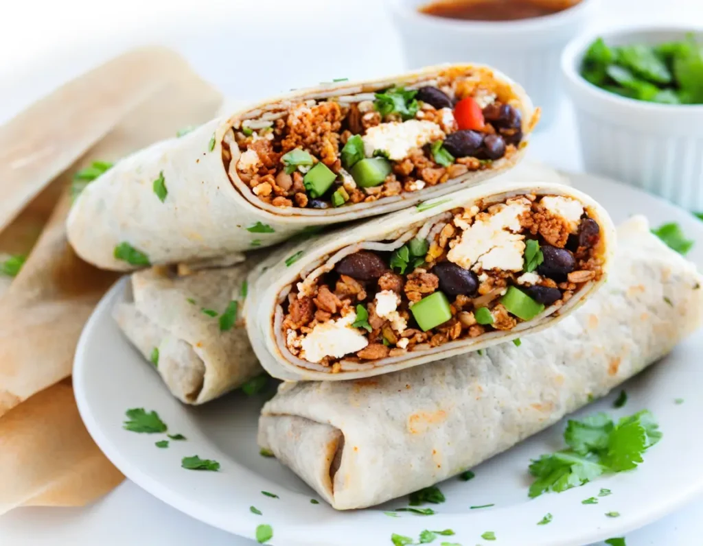 Southwest Tofu Breakfast Wrap