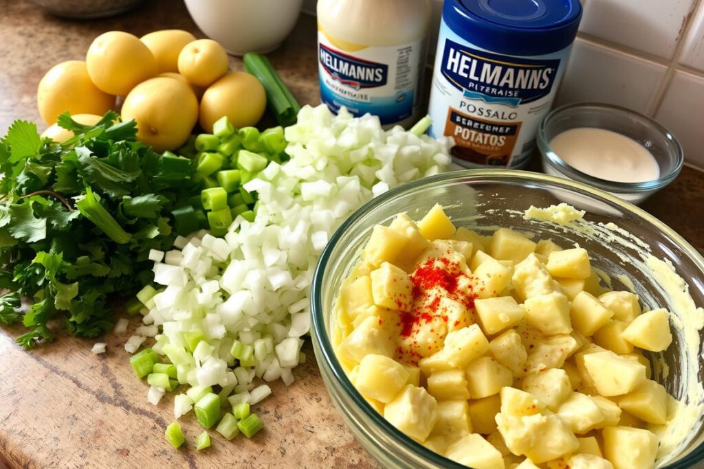 Hellmann's Creamy Potato Salad Preparation