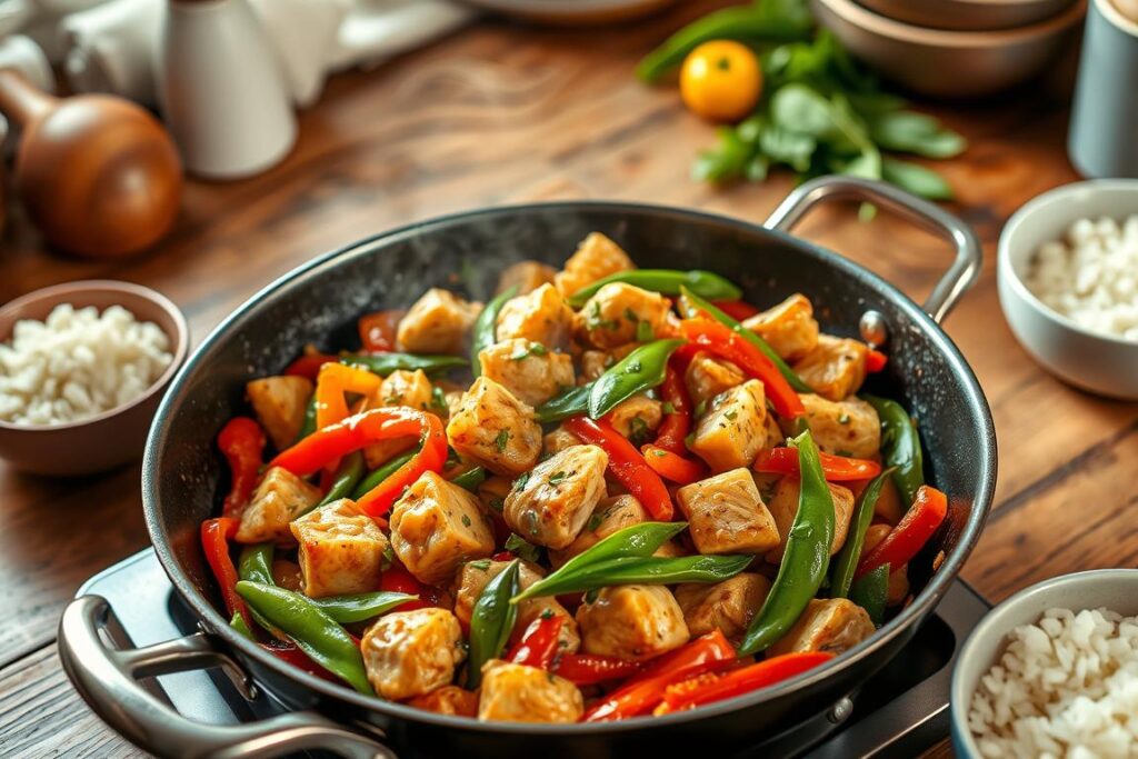 Rotisserie Chicken Stir-Fry