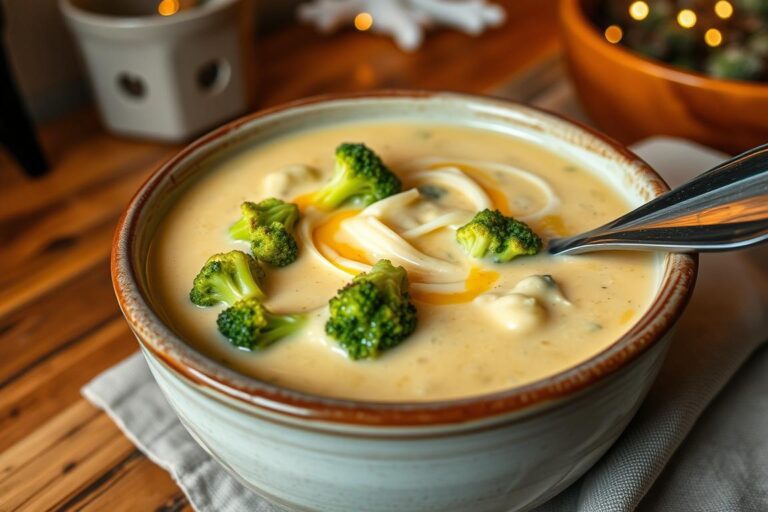 creamy broccoli cheese soup recipe