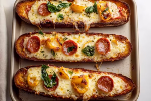 Garlic Bread Pizza Variations